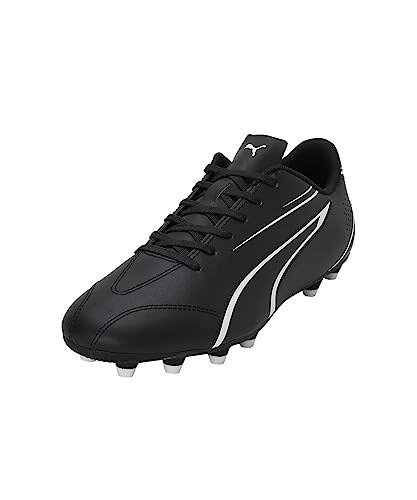 PUMA Herren Vitoria FG/AG Soccer Shoe, Black White, 39 EU