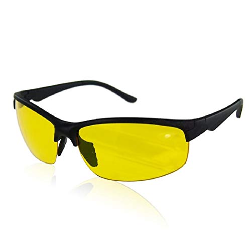 Boolavard Night Driving Glasses - Blendfrei, TAC-polarisiert, HD-Nachtsicht, Klarglas, Schutzbrille