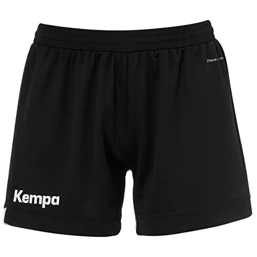 Kempa Damen 200362301-Klassische Klassische Shorts, Schwarz/Weiß, L