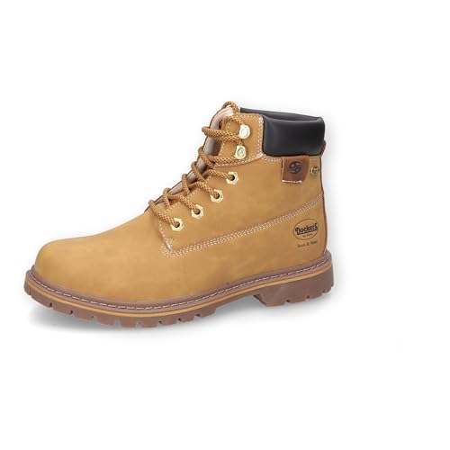 Dockers by Gerli Herren Combat Boots, Männer Sport- & Outdoorschuhe,wasserabweisend,warm gefüttert,Winterstiefel,golden tan,43 EU