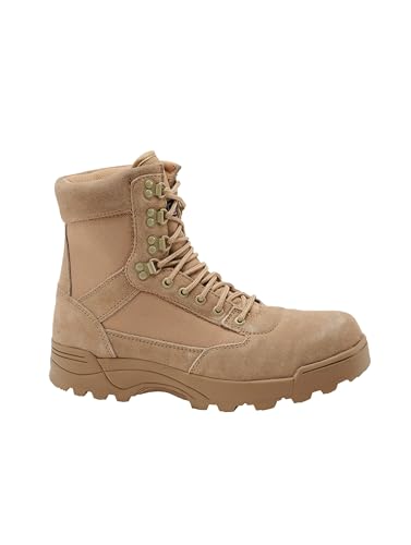 Brandit TACTICAL STIEFEL COYOTE 9-LOCH ARMY TREKKING OUTDOOR BOOT ARBEITSSTIEFEL, Größe:43