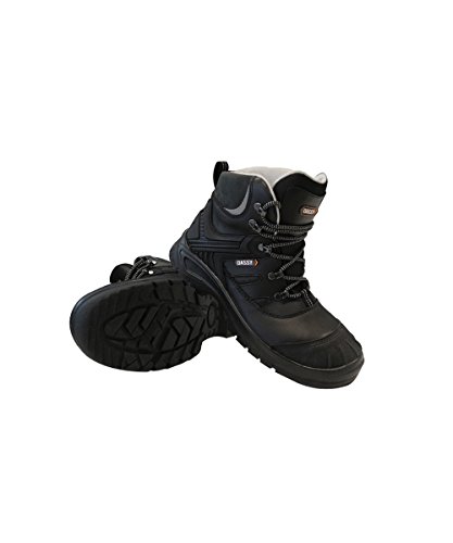 DASSY® Thanos S3 Sicherheitsschnürstiefel - maat 45 - SCHWARZ