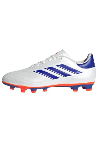 adidas Unisex COPA Pure II Club Football Boots Flexible Ground Fußballschuhe, Cloud White/Lucid Blue/Solar Red, 39 1/3 EU