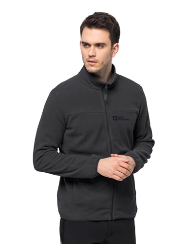 Jack Wolfskin Herren Beilstein Fz M Fleece Jacke, Schwarz, L EU