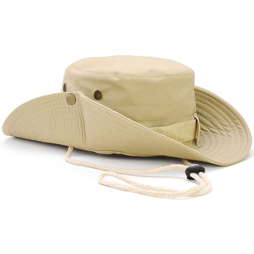 Favuit Sonnenhut, Boonie Hut Herren Damen Buschhut Breite Krempe Outdoor Hat UV Schutz Sonnenschutz Faltbar Wanderhut Fischerhut Gartenhut Anglerhut Buschhüte