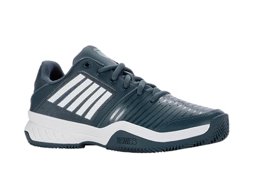 K-Swiss Performance Herren Court Express HB Tennis Shoe, Indian Teal/White/Aqua Splash, 41.5 EU