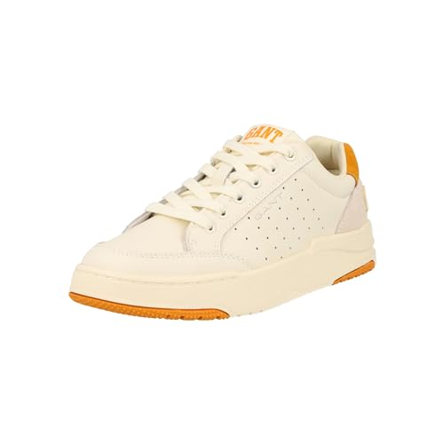 GANT FOOTWEAR Damen ELLIZY Sneaker, White/Yellow, 40 EU