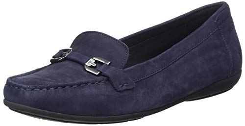 Geox Damen D Annytah Moc A Mokassins, Dk Blue, 37 EU