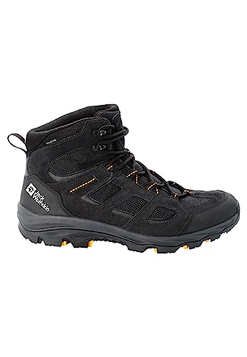 Jack Wolfskin Herren Vojo 3 Texapore Mid M, Black Burly Yellow Xt, 44 EU