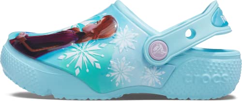 Crocs Unisex Kinder FL Disney Frozen Ii Clog T, eisblau, 20/21 EU