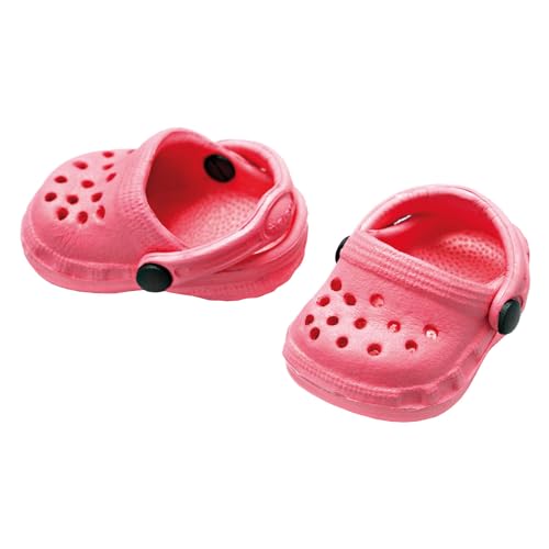 Heless 2010 - Schuhe für Puppen, kultige Clogs in Pink, Größe 28 - 33 cm