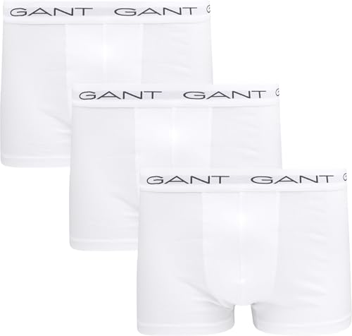 Gant Herren 3-Pack Trunk 3ER Pack, Weiß, l