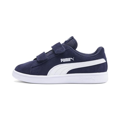 PUMA Unisex Kinder Puma Smash v2 SD V PS Niedrig, Peacoat-Puma White, 31 EU