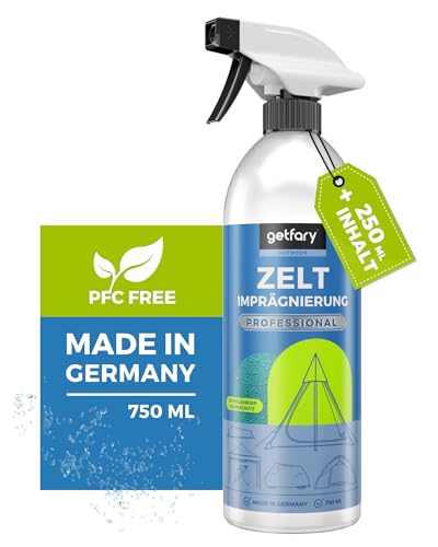 getfary Imprägnierspray für Zelte & Pavillons 750ml - Premium Spray-On Imprägnierung für Outdoor