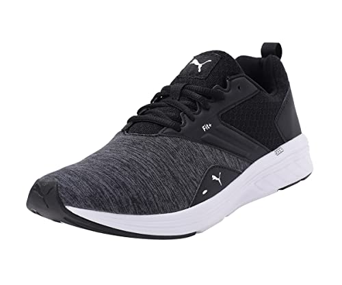 PUMA Unisex NRGY Comet Straßenlaufschuhe, Puma Black-Puma White, 44.5 EU