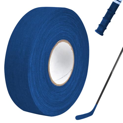 Hockey Schläger Tape,Hockey Tape,Eishockey Schläger Tape,Anti Slip Hockey Stick Tape,Self Adhesive Schläger Tape Eishockey 2,5cm*25m for Badmintongriff,Golf Pole,Ping Pong Racket,Skipping,Blau