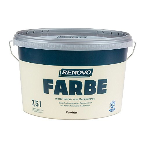 Farbe Vanille 1520 7,5 L Wand- und Deckenfarbe RENOVO