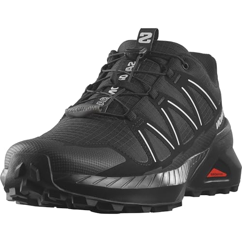 Salomon Speedcross Peak Herren Trail-Laufschuhe, Präzise Passform, Geländegängiger Schutz , Aktiver Grip, Black, 44