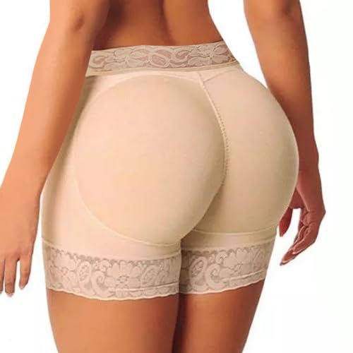 Uwiyo Damen Push Up Unterhose Damen Butt Lifter HöSchen HüFte Frauen Enhancers Fake Ass Hüfte Butt Lifter Unterhose Hip Enhancer Shapewear (DE/NL/SE/PL, Alphanumerisch, M, Regular, Regular, Skin)