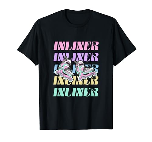 Inlinerskates Rollschuhe Schlittschuhlaufen Inlineskaten Derby T-Shirt