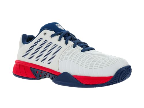 K-Swiss Performance Herren Express Light 3 Tennis Shoe, Bit of Blue/Blue Opal/Lollipop, 43 EU