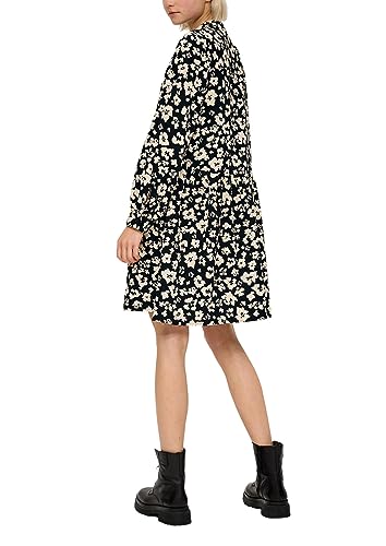 s.Oliver Damen 50.2.51.20.200.2133453 Kleid, 99A0 schwarz, 38