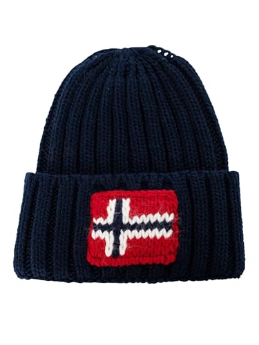 Napapijri Herren Semiury Beanie, Blau, One Size