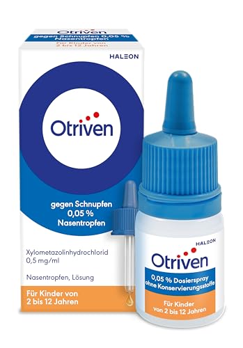 Otriven gegen Schnupfen 0,05% Nasentropfen für Kinder, 10 ml