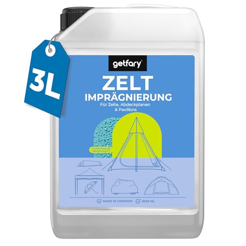 getfary Imprägnierspray für Zelte & Pavillons 3L - Premium Spray-On Imprägnierung für Outdoor