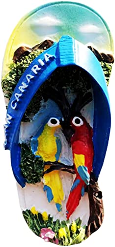 Gran Canaria Spanien Flip Flop Gran Canaria Kühlschrankmagnet Kühlschrankmagnet Dekoration Magnet Aufkleber Souvenir Harz Basteln