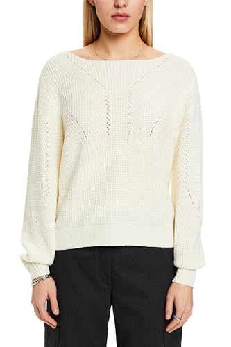 ESPRIT Damen 024ee1i343 Pullover, 055/Ice, L