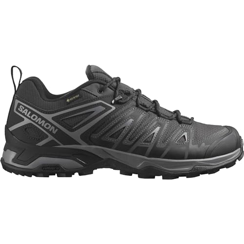 Salomon X Ultra Pioneer Gore-Tex Wasserdichte Herren Outdoorschuhe, Alle Wetterbedingungen, Sicherer Fußhalt, Stabil und gedämpft, Phantom, 44