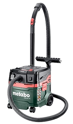 Metabo ASA 20 L PC Allessauger – 602085000 – Nass-/Trockensauger mit integrierter Filterabreinigung – 5,5 m Kabellänge