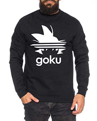 Tee Kiki Adi Goku Herren Sweatshirt Goku Dragon Master Son Ball Vegeta Turtle Roshi Db, XL, Schwarz