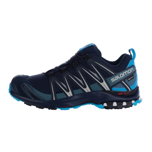 Salomon XA Pro 3D Gore-Tex Wasserdichte Herren Trailrunning- und Wanderschuhe, Outdoor-bereit, Grip, Langlebiger Schutz, Navy Blazer, 43 1/3