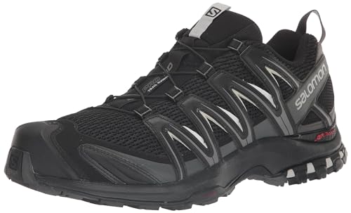 Salomon XA Pro 3D Herren Trailrunning- und Wanderschuhe, Outdoor-bereit, Grip, Langlebiger Schutz, Black, 49 1/3