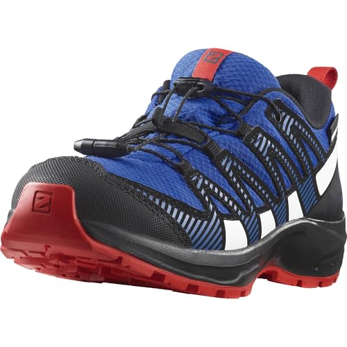 Salomon XA Pro V8 Climasalomon Waterproof Kinder Outdoor-Schuhe, Präzise Passform, Grip in jedem Gelände, Sportlicher Look, Lapis Blue, 36